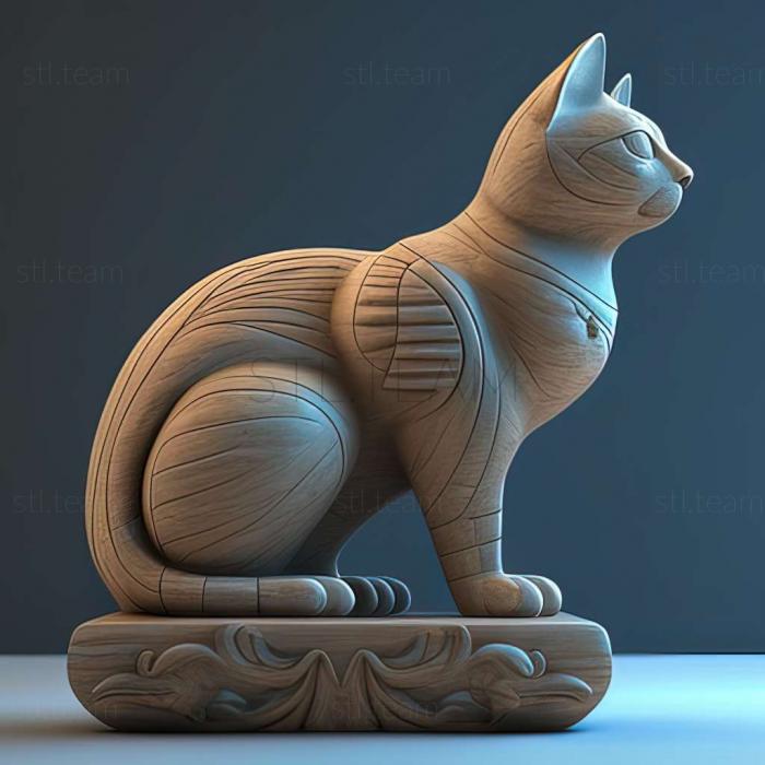 3D model Aegean cat (STL)